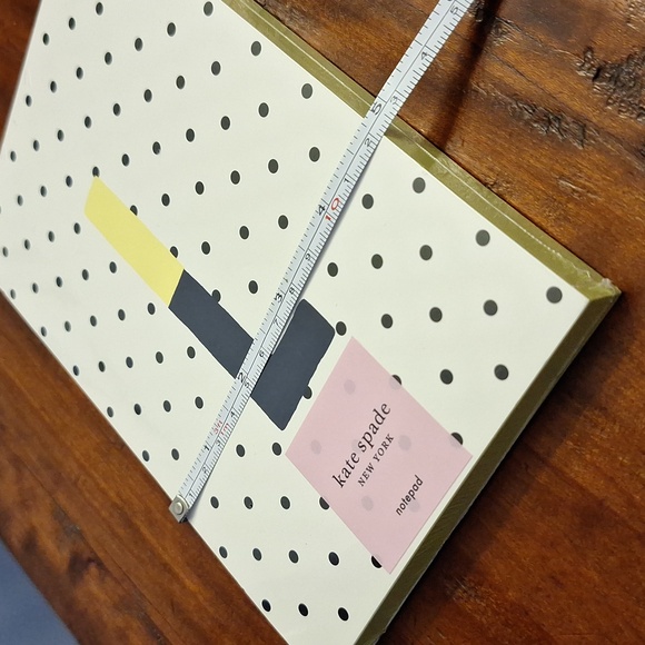♠️ Kate Spade Sparks of Joy notepad. 100 sheets. Dipped letter L. New! - Picture 7 of 9